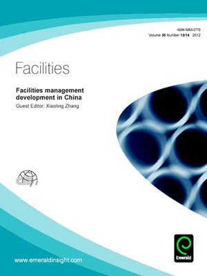 cover image of Facilities, Volume 30, Issue 13 & 14